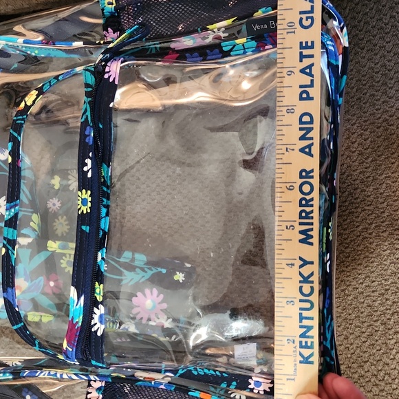 Vera Bradley Clear Backpack Moonlight Garden - Picture 3 of 8